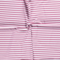 Preview: Jersey - Streifen schmal - rosa/weiß